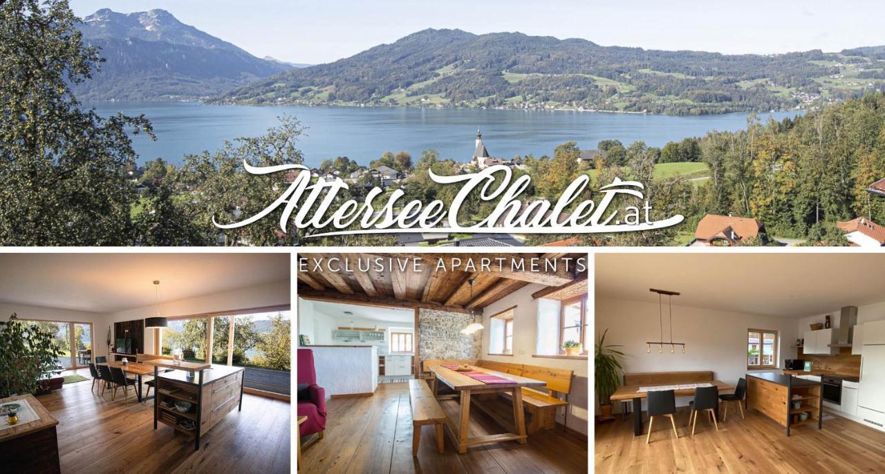 Attersee-Chalet Angermann Familie Spalt Steinbach am Attersee Eksteriør billede