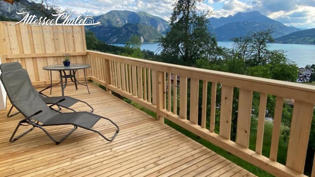 Attersee-Chalet Angermann Familie Spalt Steinbach am Attersee Eksteriør billede