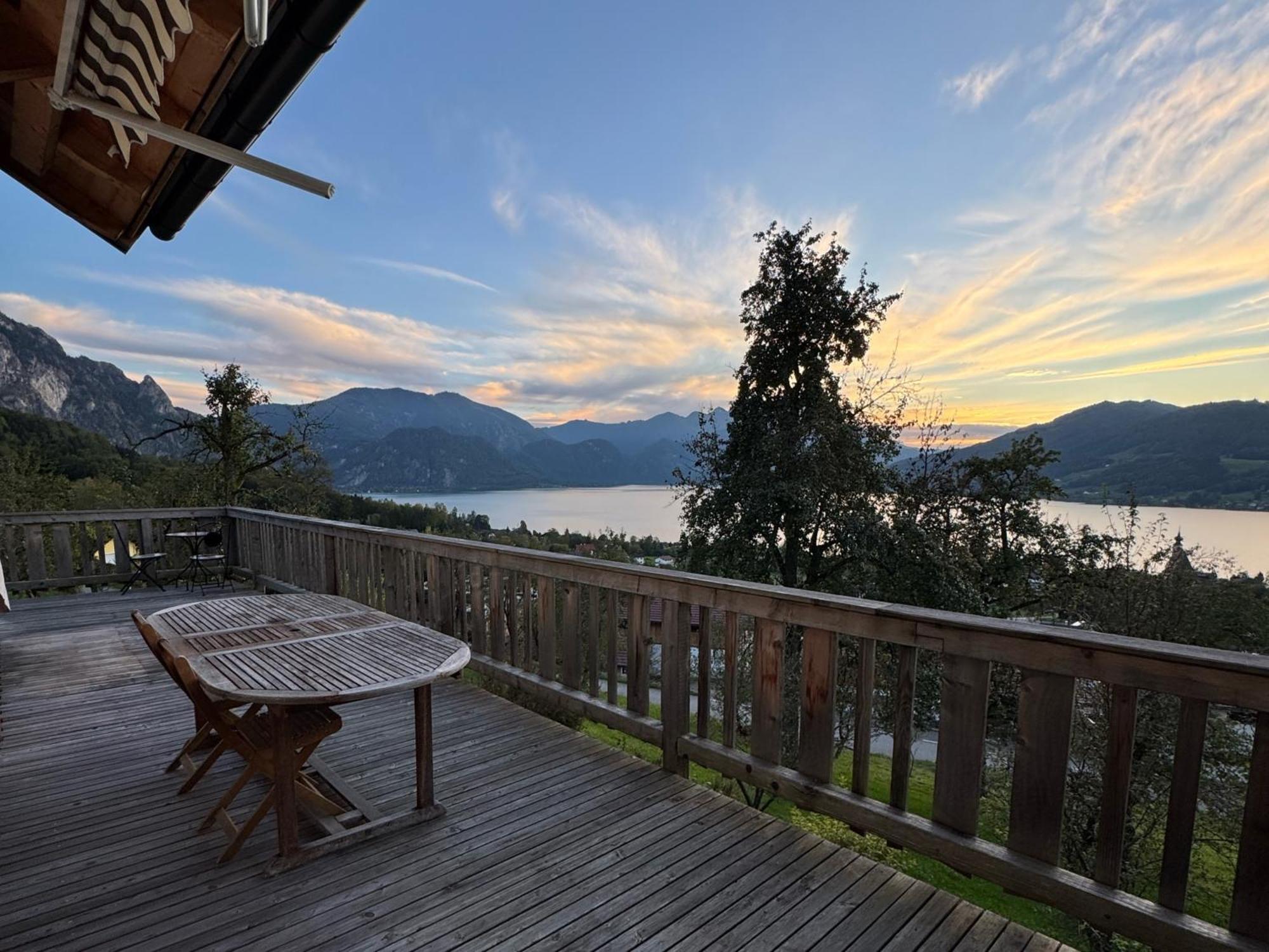 Attersee-Chalet Angermann Familie Spalt Steinbach am Attersee Eksteriør billede